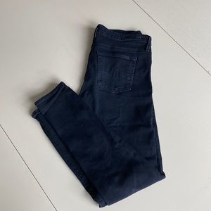 AG high rise black jeans